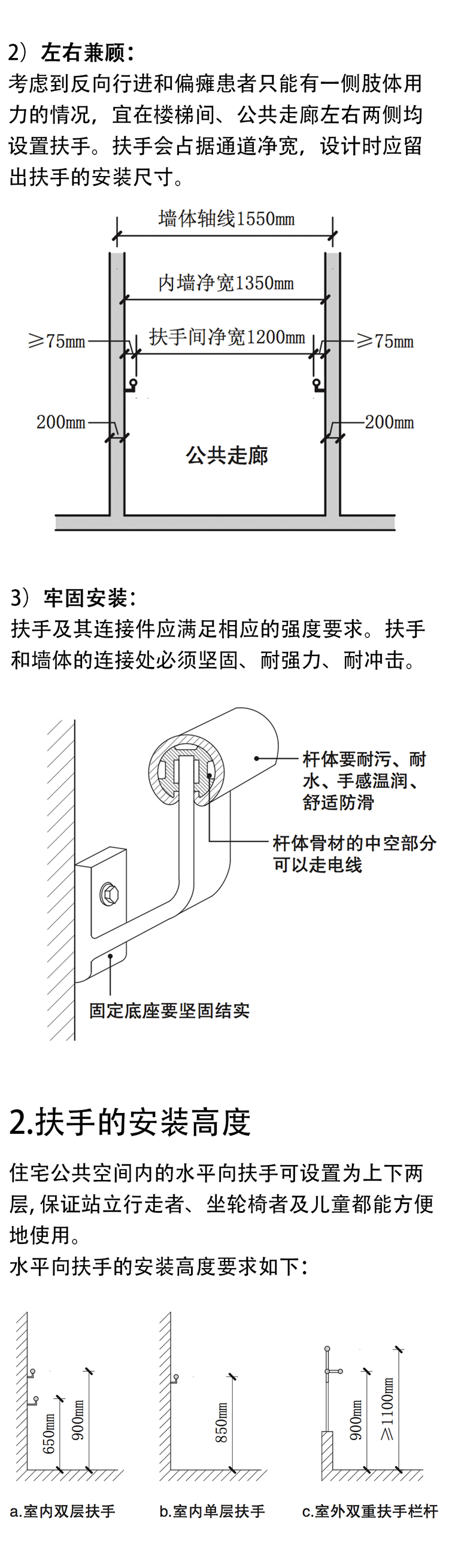 扶手的设计