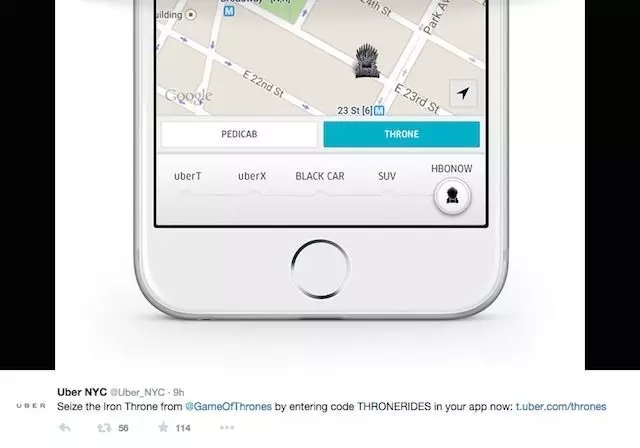 玩起参与感，Uber让纽约市民亲身体验《权力的游戏》道具场景